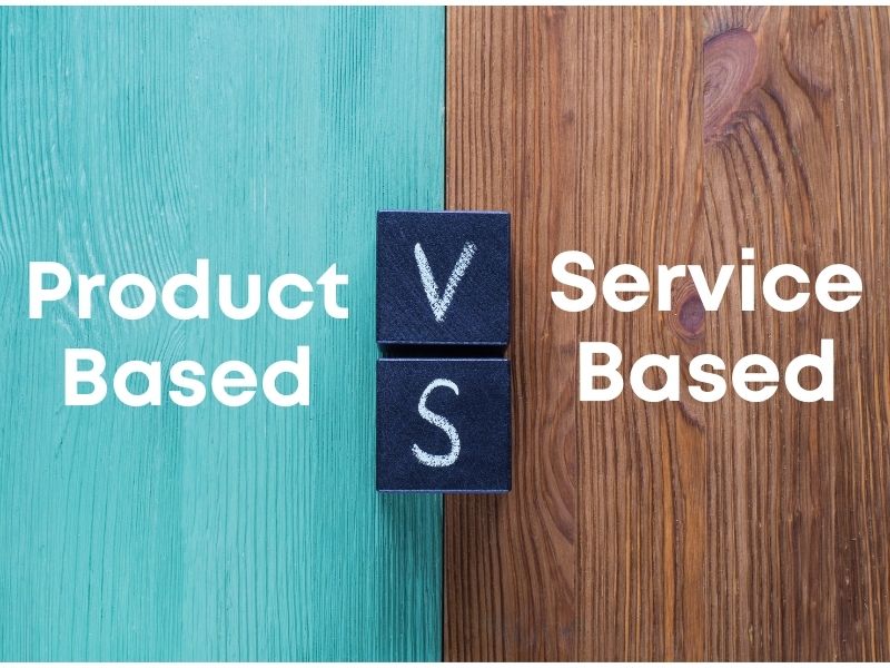 difference between product and service