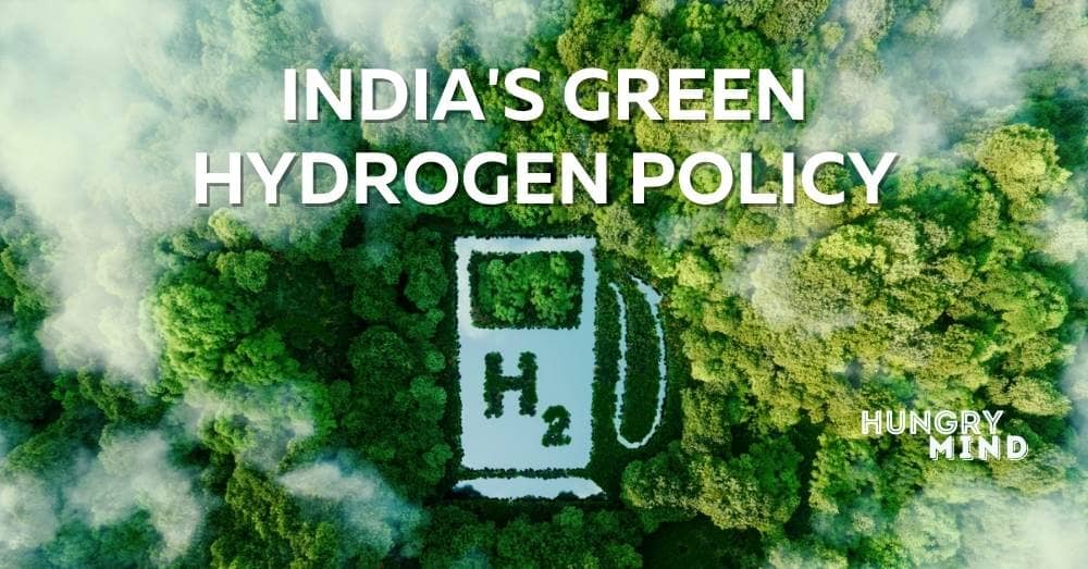 India's green Hydrogen Policy Explained hydrogen gas fuel station