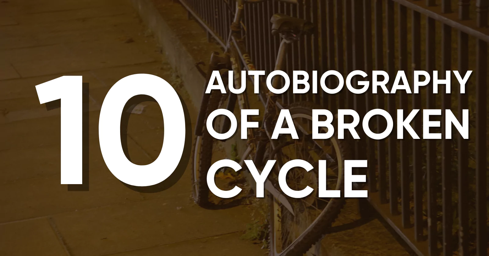 15 autobiography of a broken bicycle